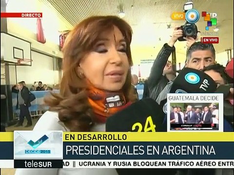 Cristina Fernández: hoy vemos que Argentina es un país normal