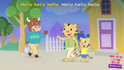 Hello Hello Hello | Mother Goose Club Playhouse Kids Song