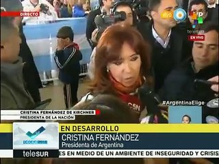 Dice presidenta argentina que al dejar el cargo seguirá en la política