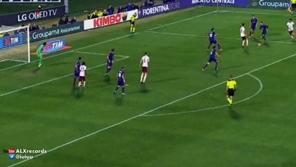 Mohamed Salah Amazing Goal Fiorentina vs AS Roma 0-1 (Seria A) 2015