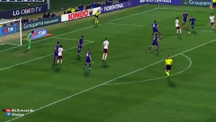Mohamed Salah Amazing Goal Fiorentina vs AS Roma 0-1 (Seria A) 2015
