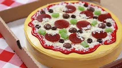 HOW TO MAKE A CAKE PIZZA NERDY NUMMIES