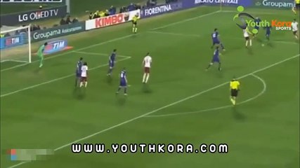 Download Video: هدف محمد صلاح في مباراة فيورينتينا و روما | الدوري الإيطالي 2015-2016