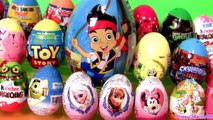 Huge Toy Surprise Kinder egg Play Doh Flintstones FROZEN Disney Peppa AngryBirds Giant Jak
