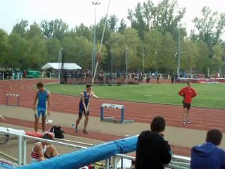 Clément saut à la perche