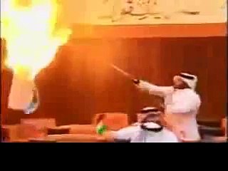 Bahrain Assembly member burn Israeli Flag