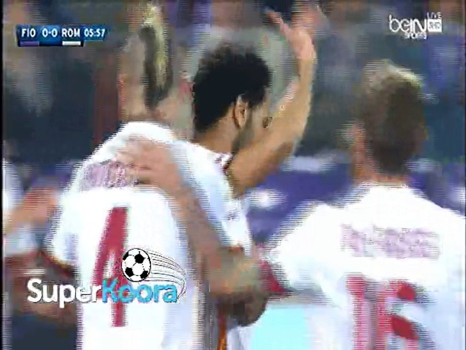 محمد صلاح يسجل الهدف الأول لروما فى شباك فيرونتينا و يرفض الاحتفال