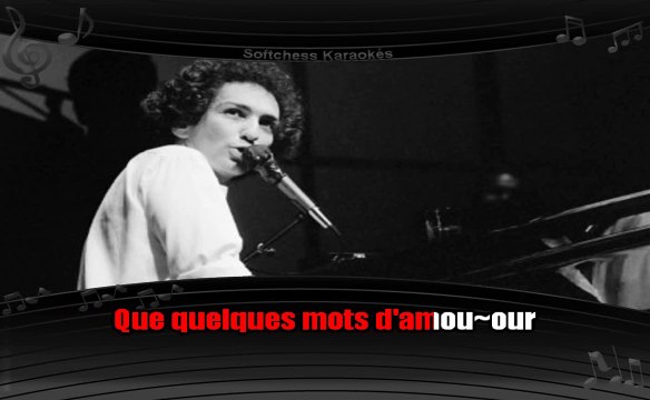 Karaoké Michel Berger - Quelques mots d'amour
