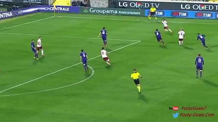 Mohamed Salah Amazing Goal - Fiorentina vs AS Roma 0-1 (Serie A 2015)