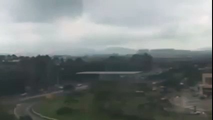 GIANT FLOATING CITY SEEN OVER CHINA