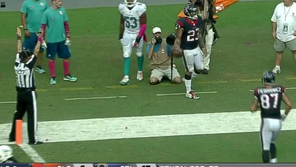 Texans Hoyer connects with Arian Foster for the 7-yard touchdown