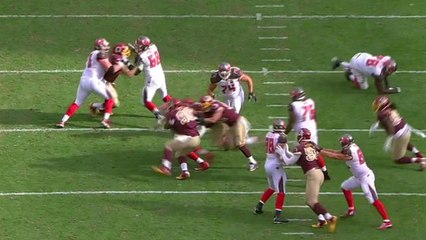 Redskins Terrance Knighton sacks Jameis Winston