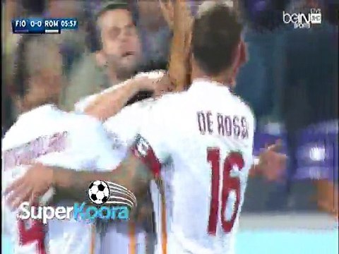 اهداف مباراة ( فيورنتينا 1-2 روما) الدوري الإيطالي