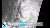 For Mexico, Hurricane Patricia hit just the right spot