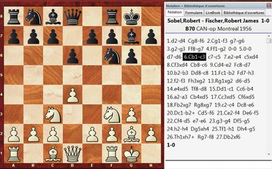 Sobel Vs Fischer  Montreal 1956 1-0 (Chess)