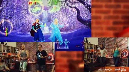 Just Dance sur la reine des neiges lors de la Party1000 de Geek Inc