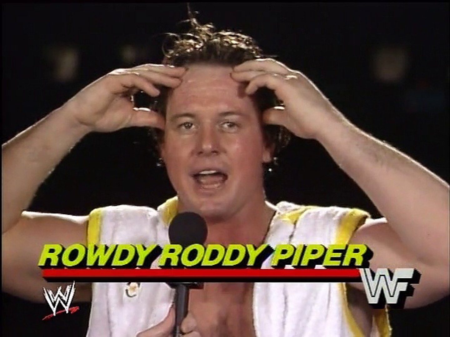 ⁣WWF Wrestlemania II - Roddy Piper Post Match Interview