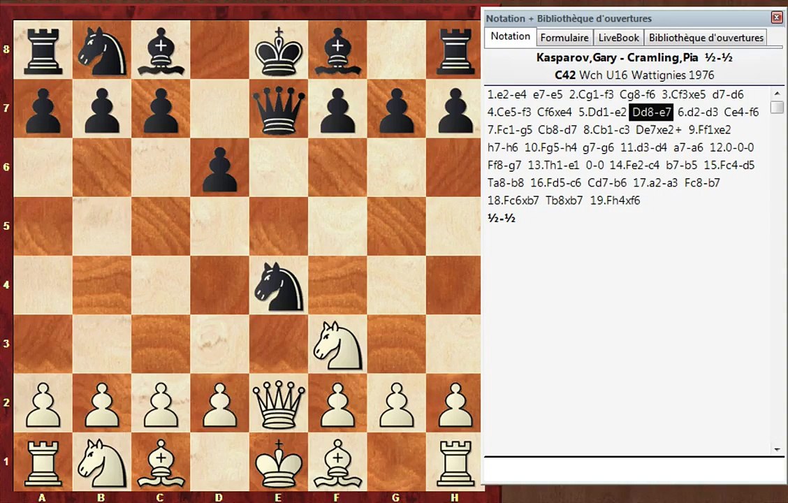 07 KASPAROV VS Cramling,Pia watignie 1976 Null