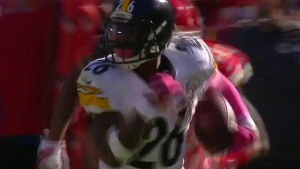 Steelers Le'Veon Bell rushes 42 yards