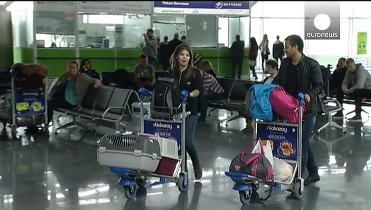 Ukraine und Russland setzen gegenseitige Sanktionen gegen Fluglinien um