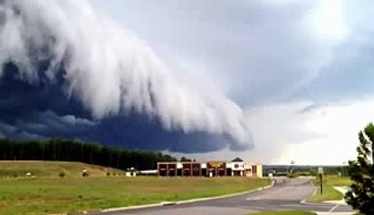 Apocalyptic storm clouds spotted over France