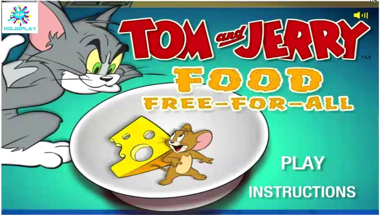 Tom and Jerry Food Free For All Games Video-Tom and Jerry Cartoon Games to Play