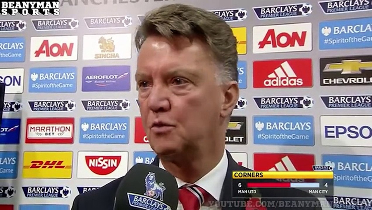 Man Utd 0-0 Man City - Louis van Gaal Post Match Interview - Proud Of Players
