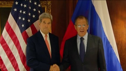 لافروف وكيري بحثا احتمالات الحل السياسي في سوريا