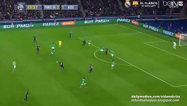 4-1 Lucas Moura GOAL - Paris Saint Germain v. Saint Etienne 25.10.2015 HD