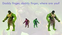 Hulk Finger Family Song Daddy Finger Nursery Rhymes Differents Full animated cartoon engli