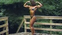 Women Bodybuilding & Fitness - Classic 90's Beauty Body Flexing