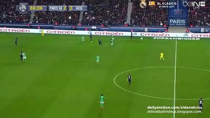 3-0 Zlatan Ibrahimovic GOAL, Cavani Asssist - Paris Saint Germain v. Saint Etienne 25.10.2015 HD