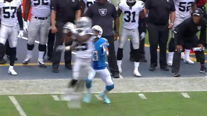 Chargers Philip Rivers gets picked off by Raiders D.J. Hayden