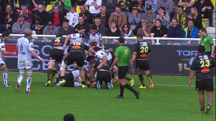 TOP 14 - La Rochelle - Agen : 23-6 - Essai Alex NORTHAM (LAR) - Saison 2015/2016