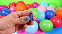 Surprise Balloons with Toys Globos Dora Explorer Peppa Pig Angry Birds Disney Princess Eggs
