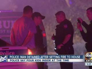 PD: Dad started fire in home while wife, four kids were inside