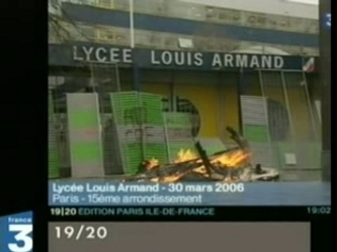 Guy Drut vs étudiants anti-CPE