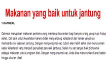 Makanan yang baik untuk penderita jantung