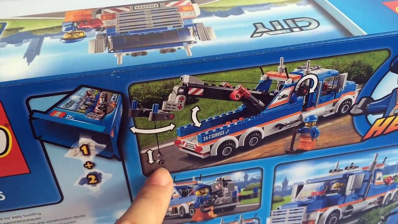 Lego City Tow Truck 60056 - Unboxing Demo Review