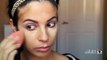 Kim Kardashian Makeup Tutorial - Red Lips Winged Liner