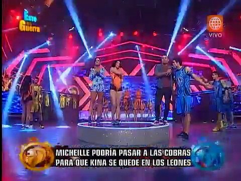 Esto es Guerra: Michelle pide ser de las Cobras para ayudar a Kina 01/10/2015