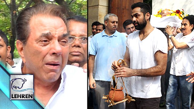 Abhay Deol's Father & Dharmendra's Brother Ajit Deol's Funeral