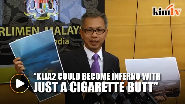 Tony Pua: KLIA2 fuel pipe damage due to sinking soil