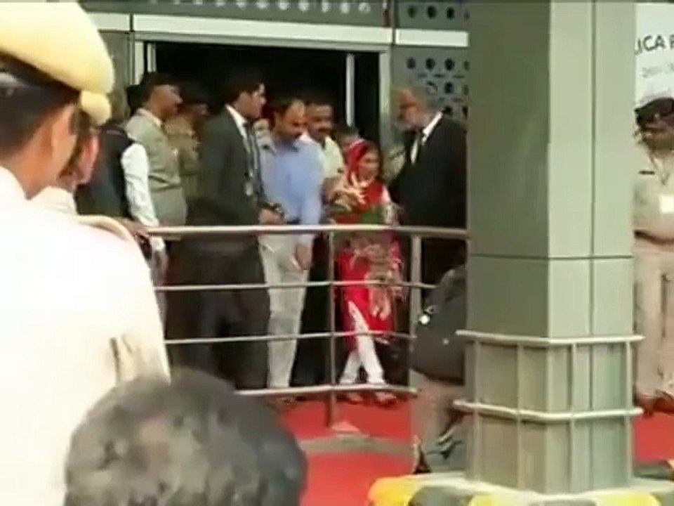 Geeta arrives in India