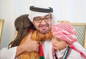 H.H. Sheikh Mohammad Bin Zayed Al Nahyan Visit Martyr Hamoud Ali Saleh Al Ameri Al Ain