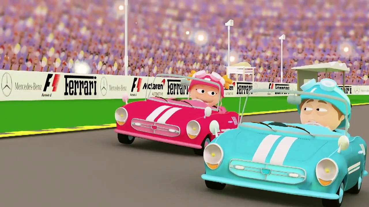 Şimşek DütDüt Yarış Pistinde - Çocuklar İçin Eğitici, Eğlenceli Türkçe Çizgi Film # 06