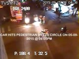Car Vs Pedestrian Accident | Caught by CCTV Cam | Live Accidents in India | Tirupati Traff