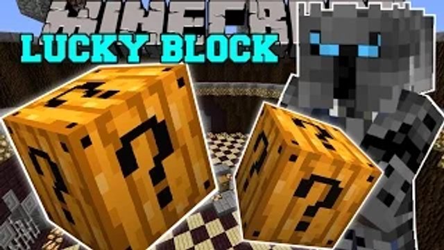 PopularMMOs Minecraft: SPOOKY LUCKY BLOCK - Pat and Jen Mod Showcase GamingWithJen
