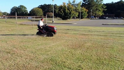 quieter Special blades II on quietened mower chasis