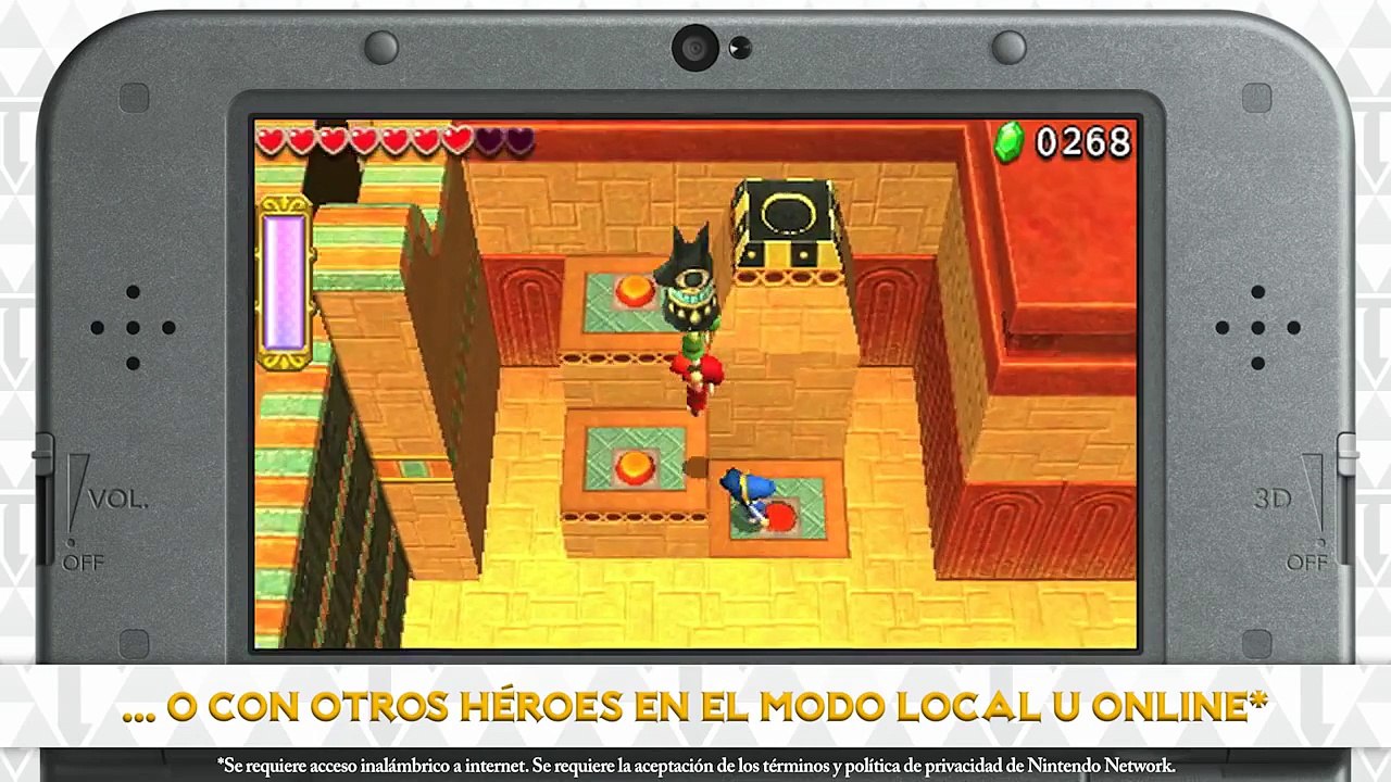 The Legend of Zelda  Tri Force Heroes - Tráiler de lanzamiento (Nintendo 3DS)